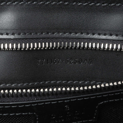 Exclusive Gucci Black GG Supreme Monogram Medium Crossbody Messenger — Alternate View 10