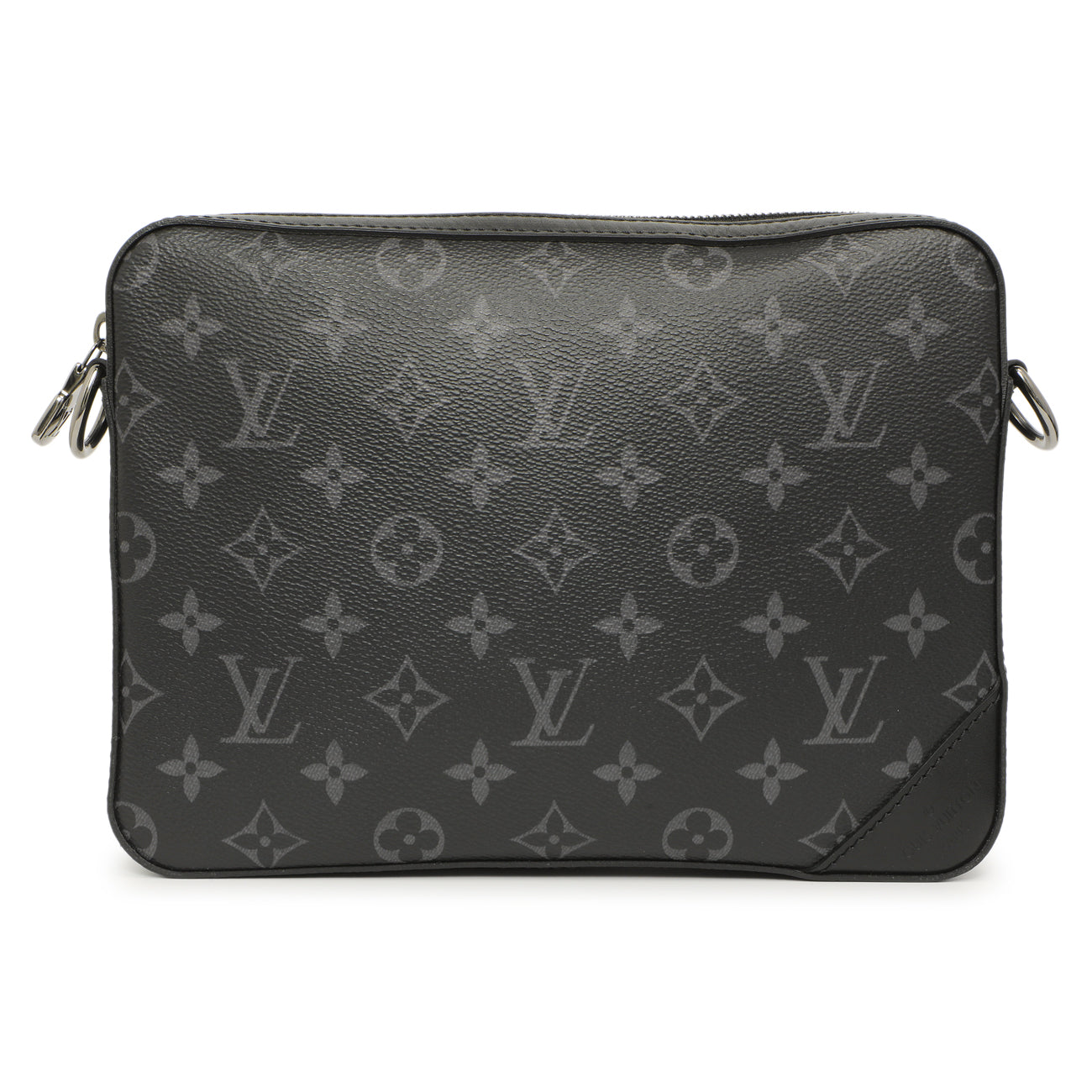 Exclusive Louis Vuitton Monogram Eclipse Reverse Trio Messenger — Side View