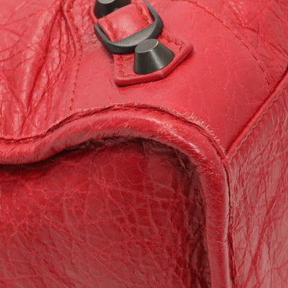 Exclusive Balenciaga Red Agneau Classic Hardware S City — Top View