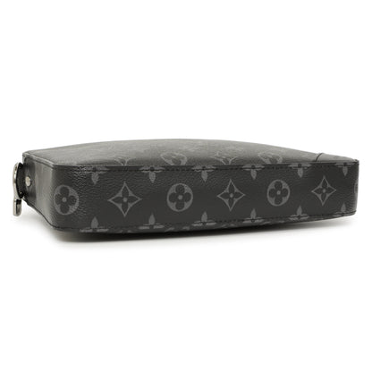 Exclusive Louis Vuitton Monogram Eclipse Reverse Trio Messenger — Top View