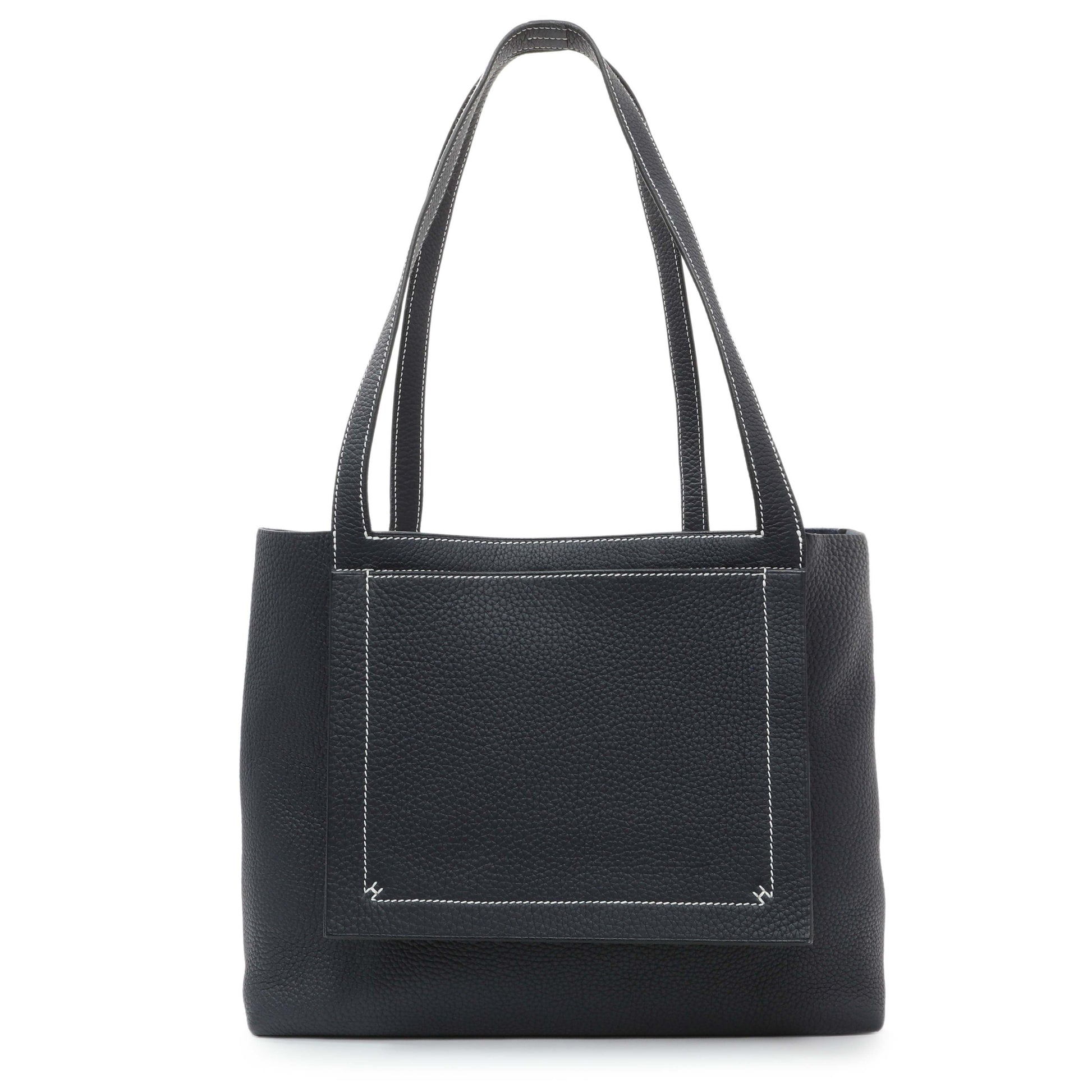 Exclusive Hermes Navy Clemence Cabasellier 31 — Front View