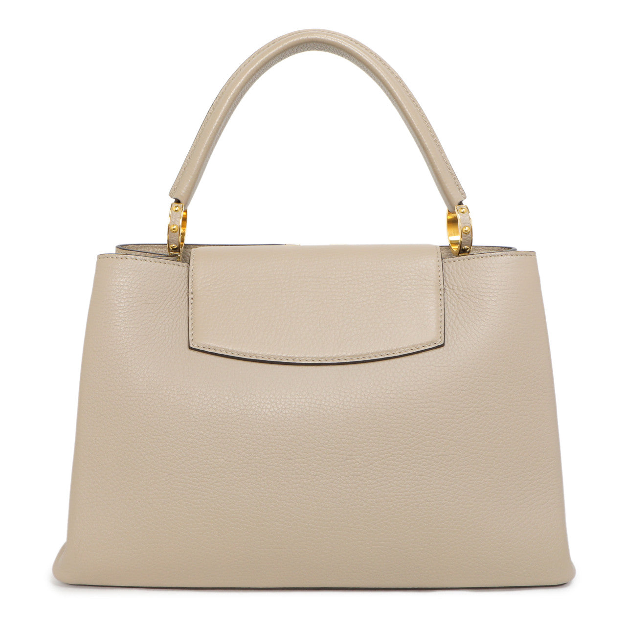 Exclusive Louis Vuitton Galet Taurillon Leather Capucines MM — Detail View