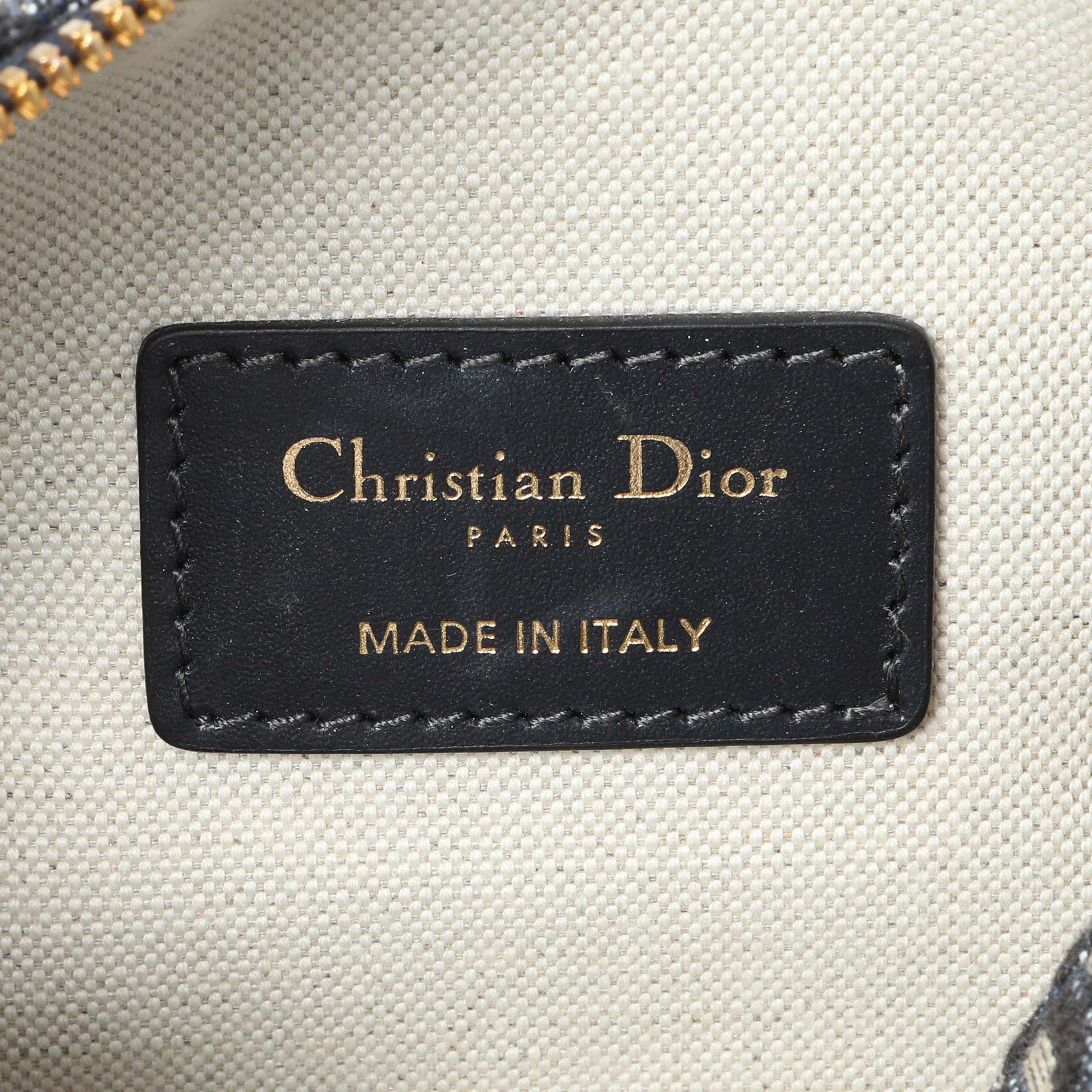 Exclusive Christian Dior Oblique Nano Groove 17 Bag — Detail View