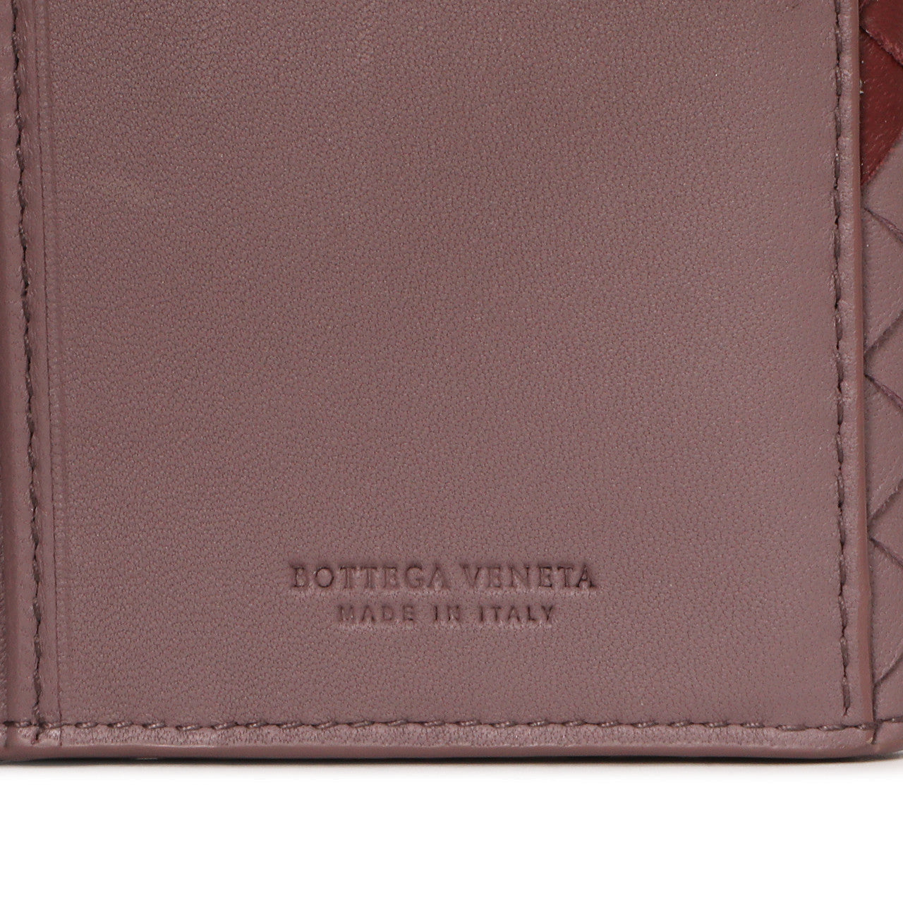 Exclusive Bottega Veneta Tricolor Nappa Intrecciato Continental Wallet — Lifestyle View