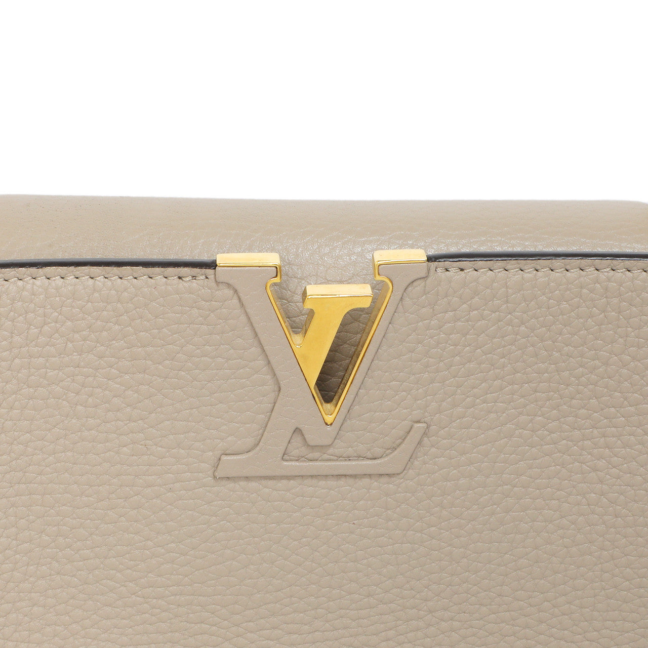 Exclusive Louis Vuitton Galet Taurillon Leather Capucines MM — Alternate View 10