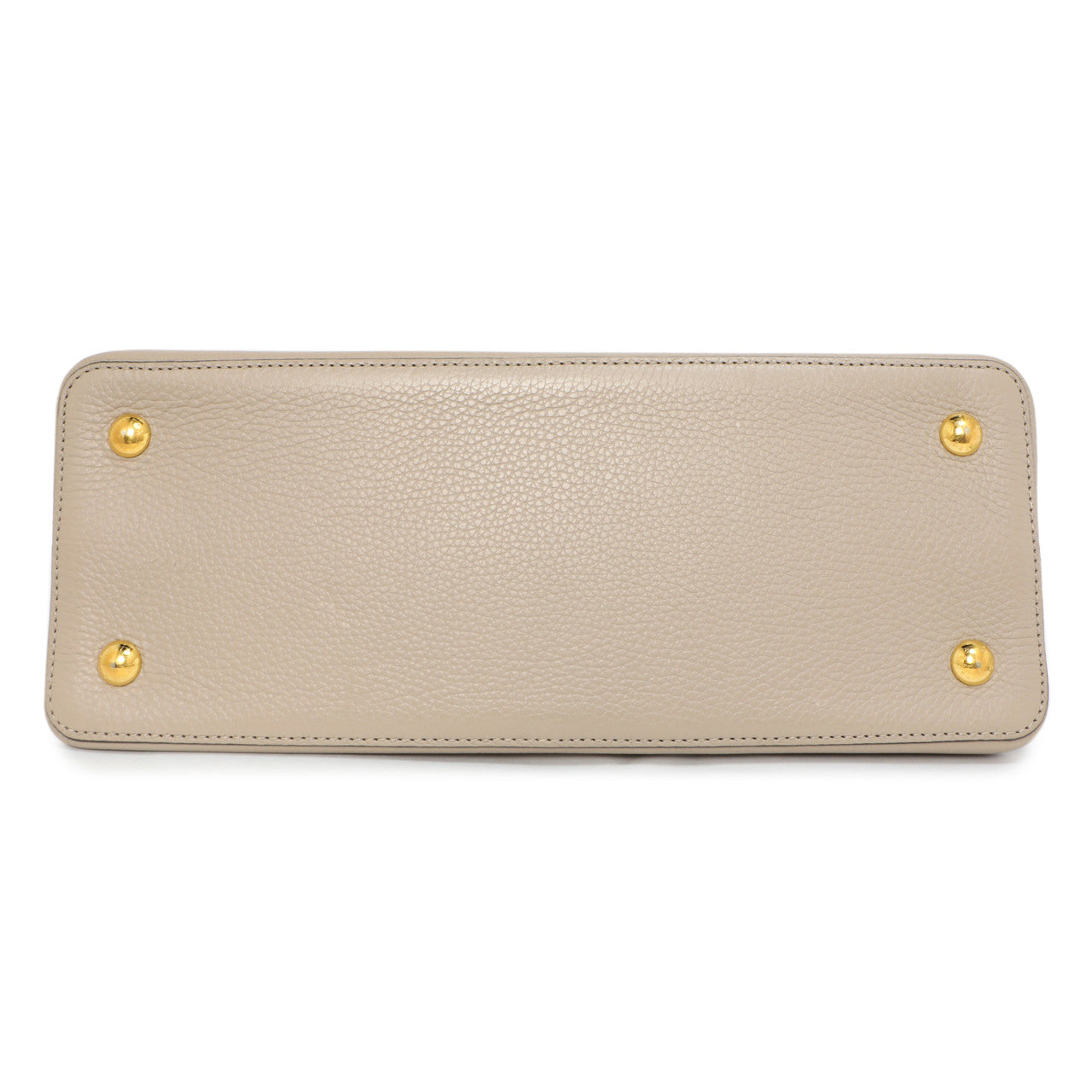 Exclusive Louis Vuitton Galet Taurillon Leather Capucines MM — Alternate View 13