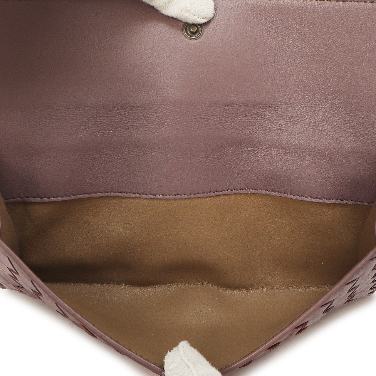 Exclusive Bottega Veneta Tricolor Nappa Intrecciato Continental Wallet — Detail View