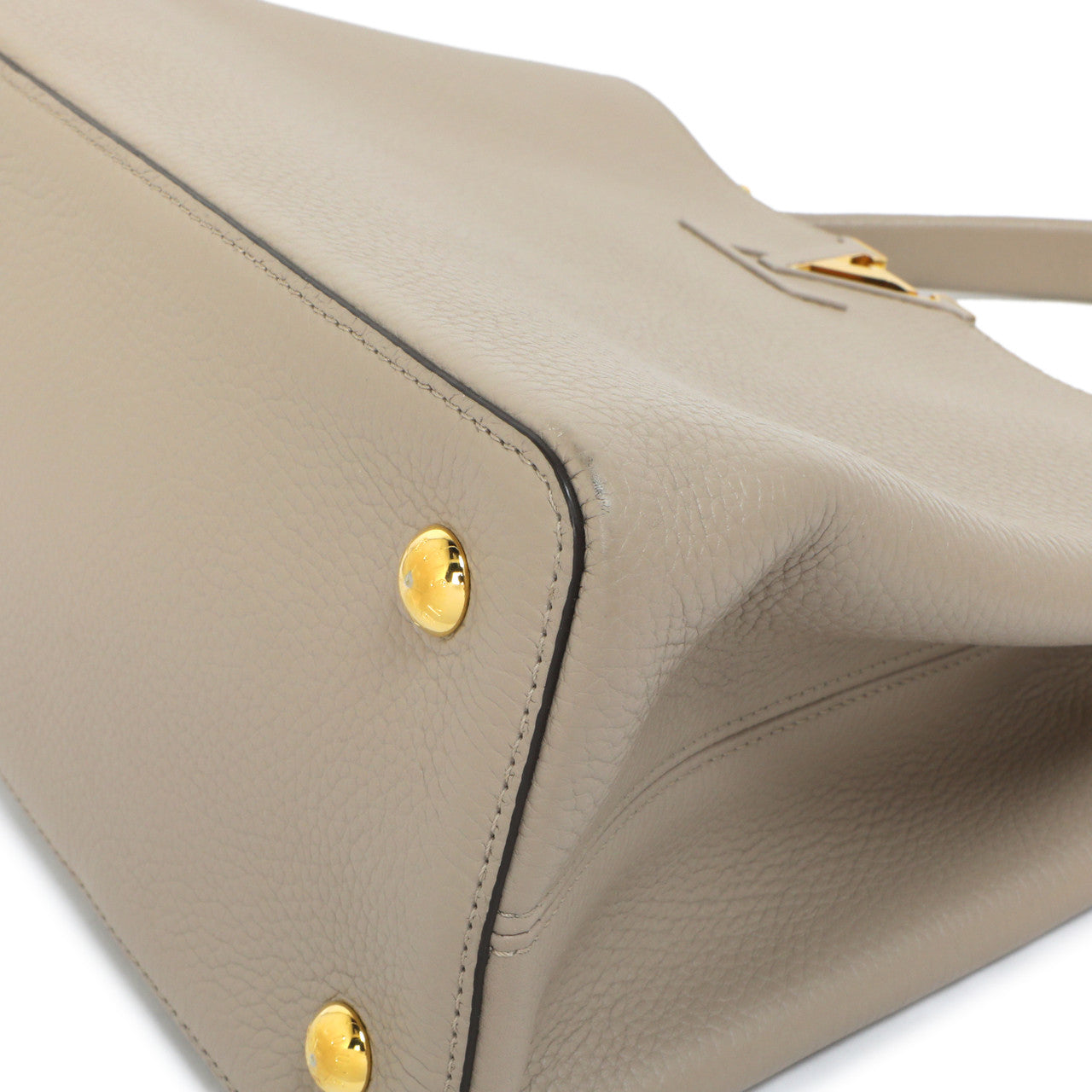Exclusive Louis Vuitton Galet Taurillon Leather Capucines MM — Alternate View 9