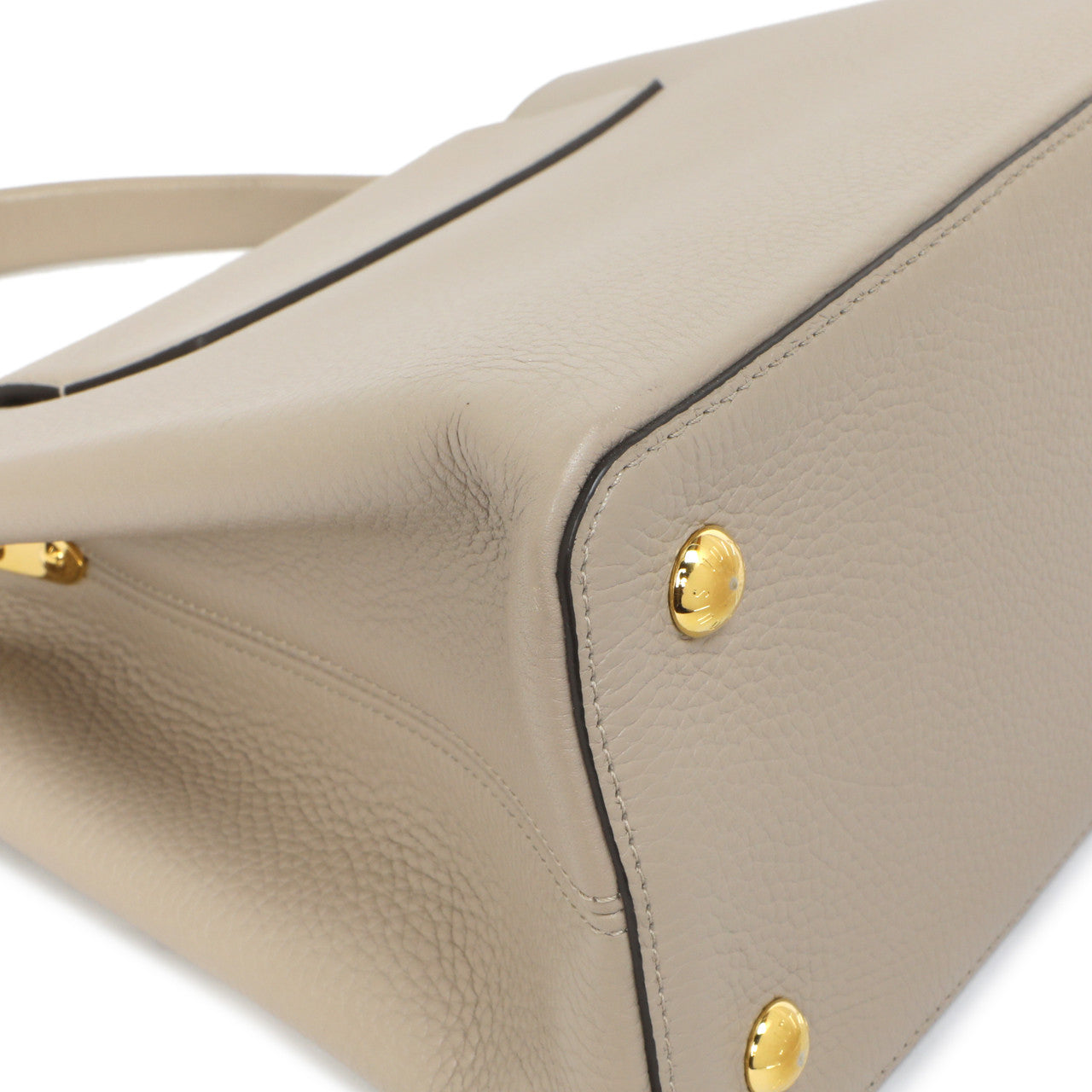 Exclusive Louis Vuitton Galet Taurillon Leather Capucines MM — Alternate View 7