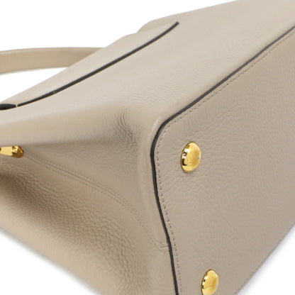 Exclusive Louis Vuitton Galet Taurillon Leather Capucines MM — Alternate View 7