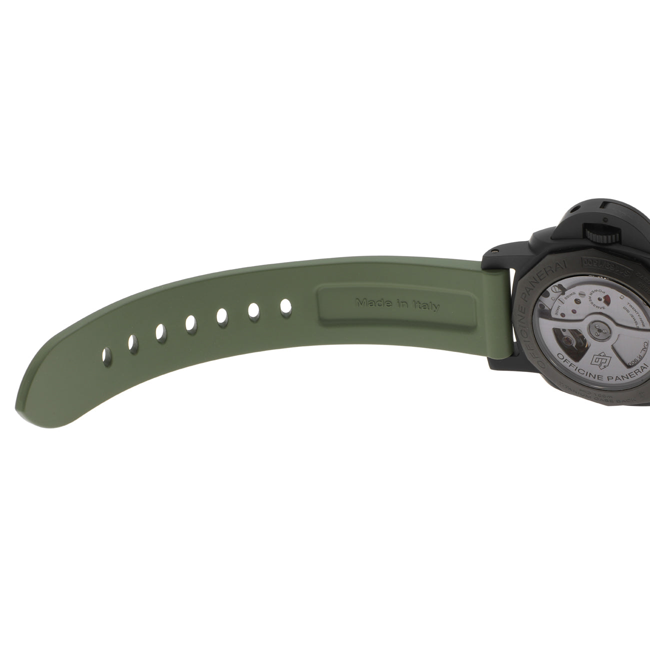 Exclusive Panerai Black Ceramic Luminor 1950 3 Days GMT PAM00441 — Top View