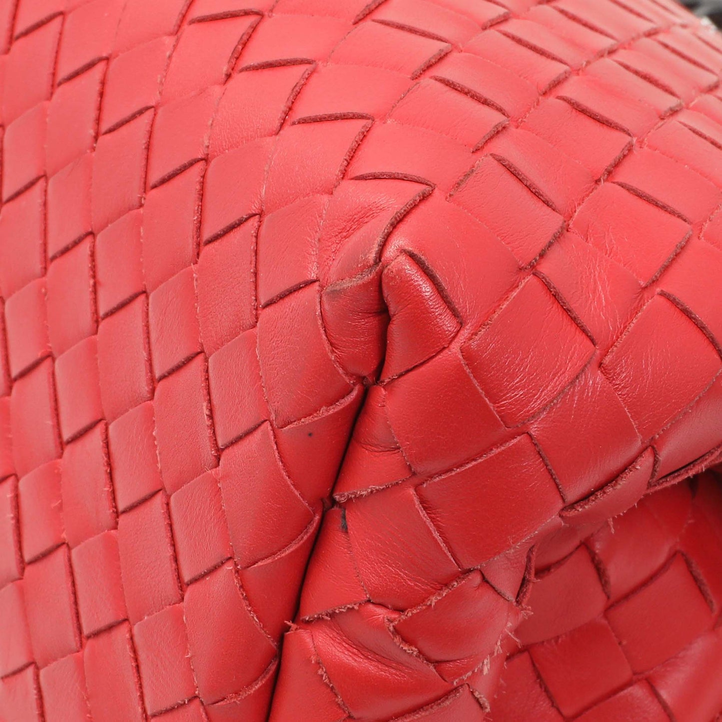 Exclusive Bottega Veneta Red Intrecciato Small Roma Tote — Alternate View 7