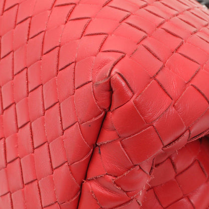 Exclusive Bottega Veneta Red Intrecciato Small Roma Tote — Alternate View 7