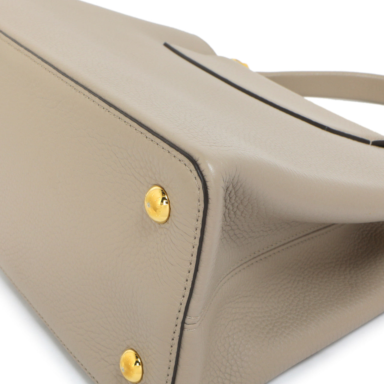 Exclusive Louis Vuitton Galet Taurillon Leather Capucines MM — Alternate View 8