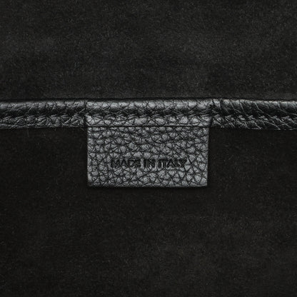 Exclusive Celine Black Drummed Calfskin Nano Luggage Tote — Detail View