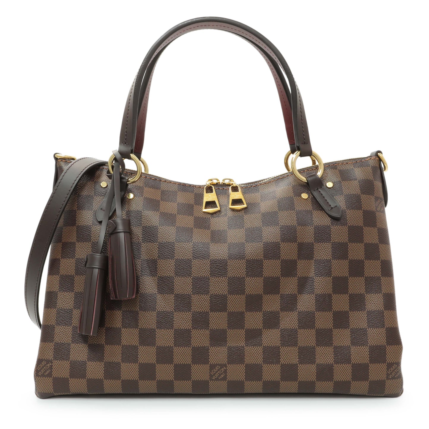 Exclusive Louis Vuitton Damier Ebene Lymington — Front View