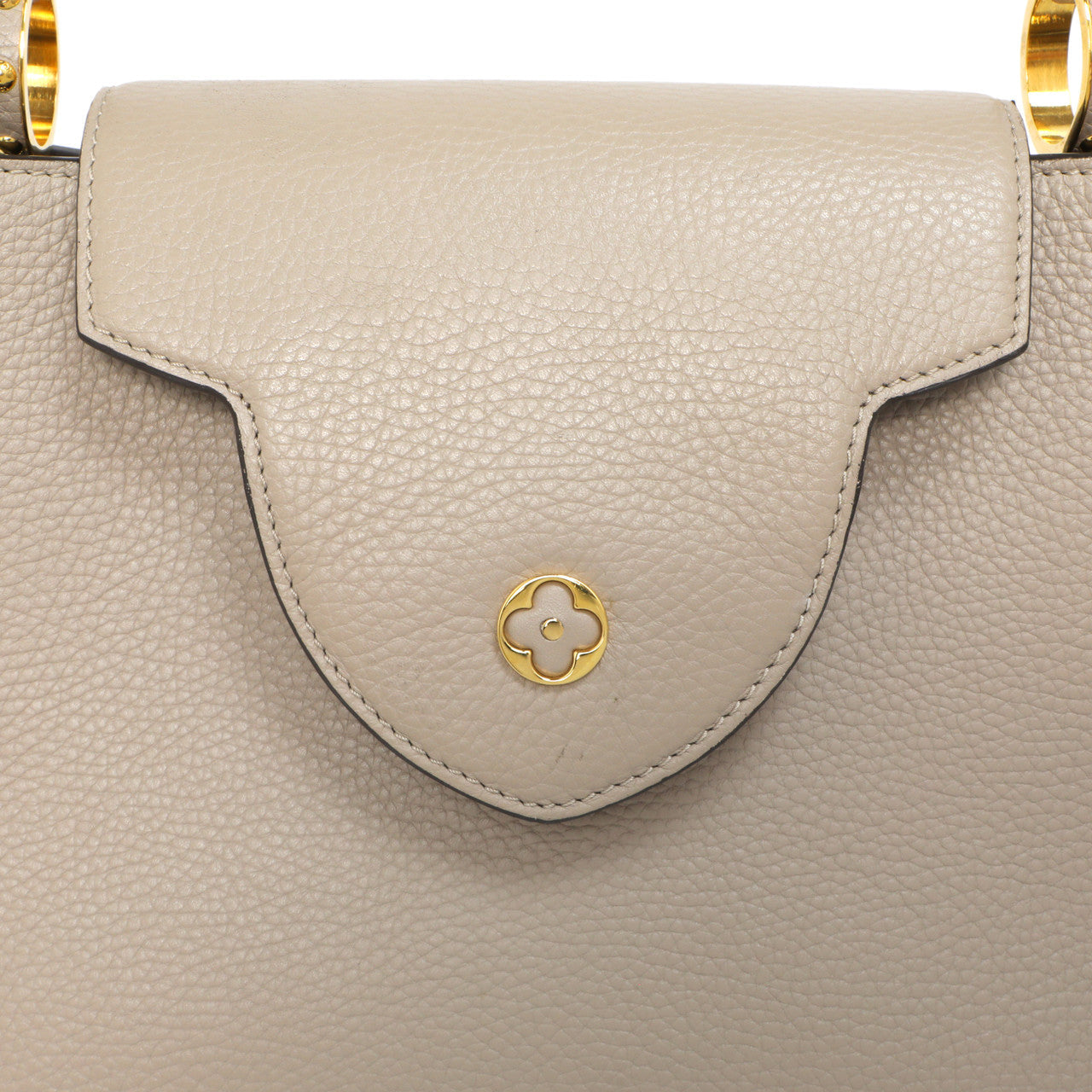 Exclusive Louis Vuitton Galet Taurillon Leather Capucines MM — Alternate View 15