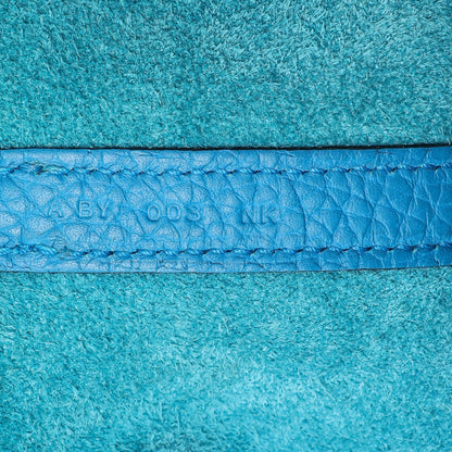 Exclusive Hermes Bleu Zanzibar Clemence Picotin Lock 18 PM — Alternate View 10