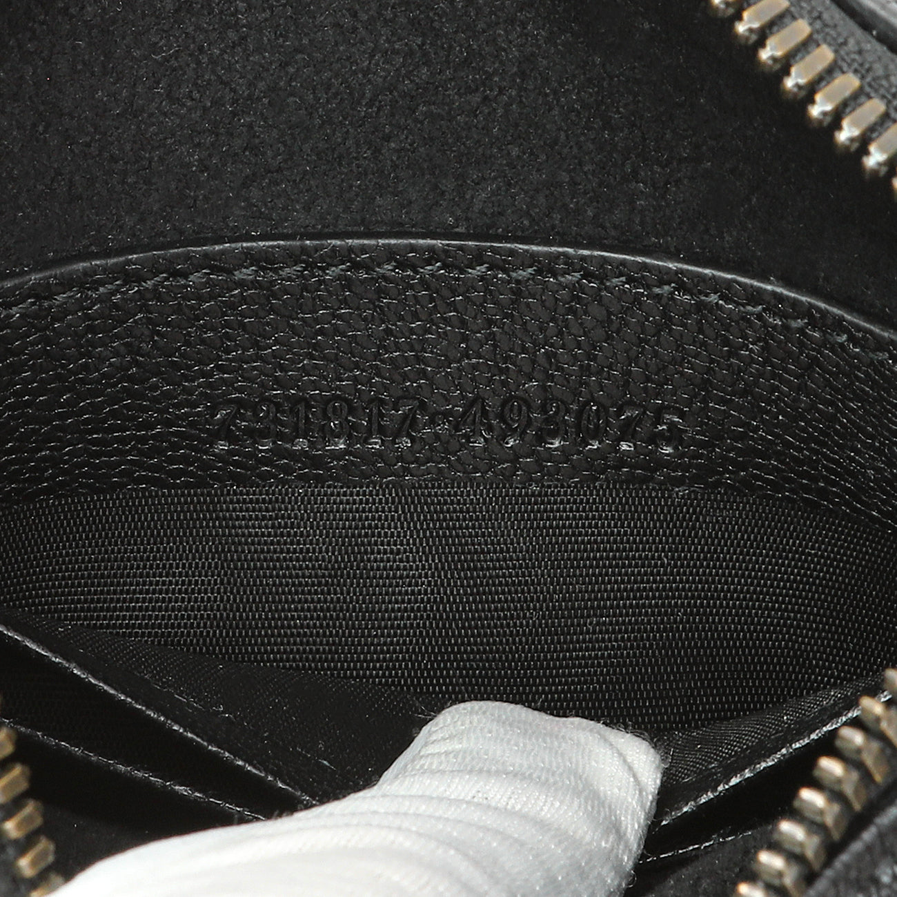 Exclusive Gucci Black Goatskin Small Aphrodite Shoulder Bag — Lifestyle View