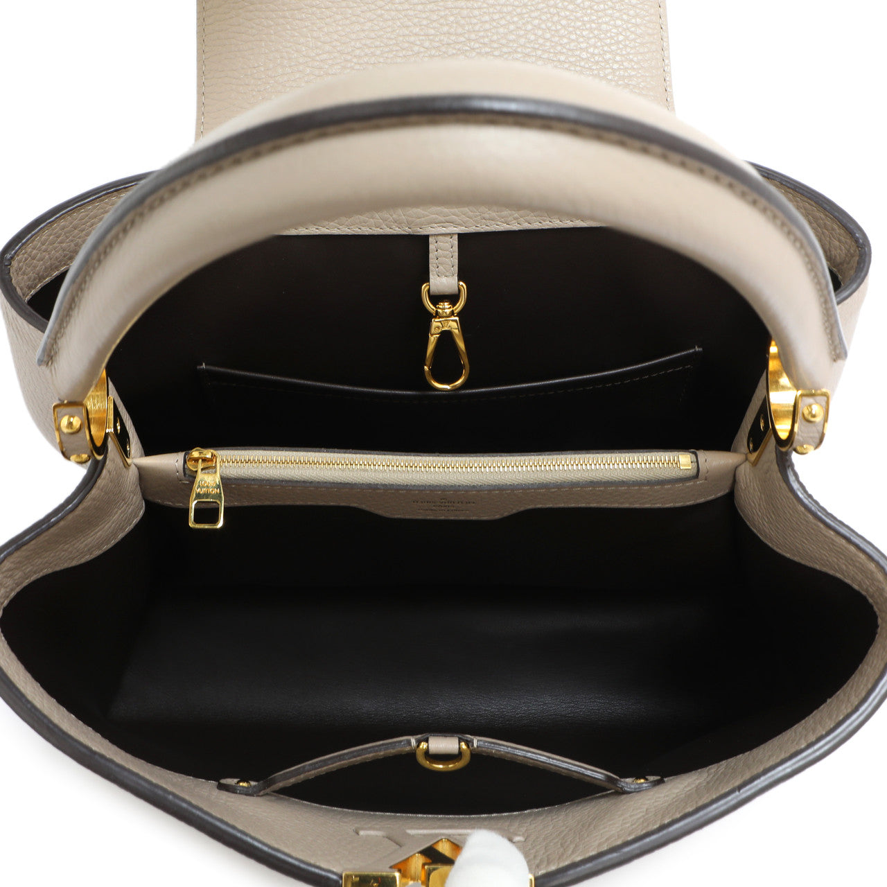 Exclusive Louis Vuitton Galet Taurillon Leather Capucines MM — Alternate View 11