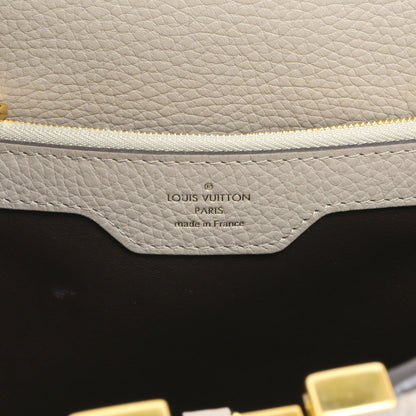 Exclusive Louis Vuitton Galet Taurillon Leather Capucines MM — Top View