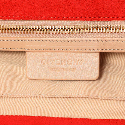 Exclusive Givenchy Red Crocodile Embossed Calfskin North South Nightingale — Detail View