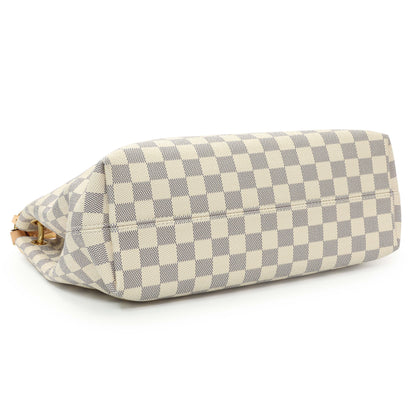 Exclusive Louis Vuitton Damier Azur Graceful PM — Back View