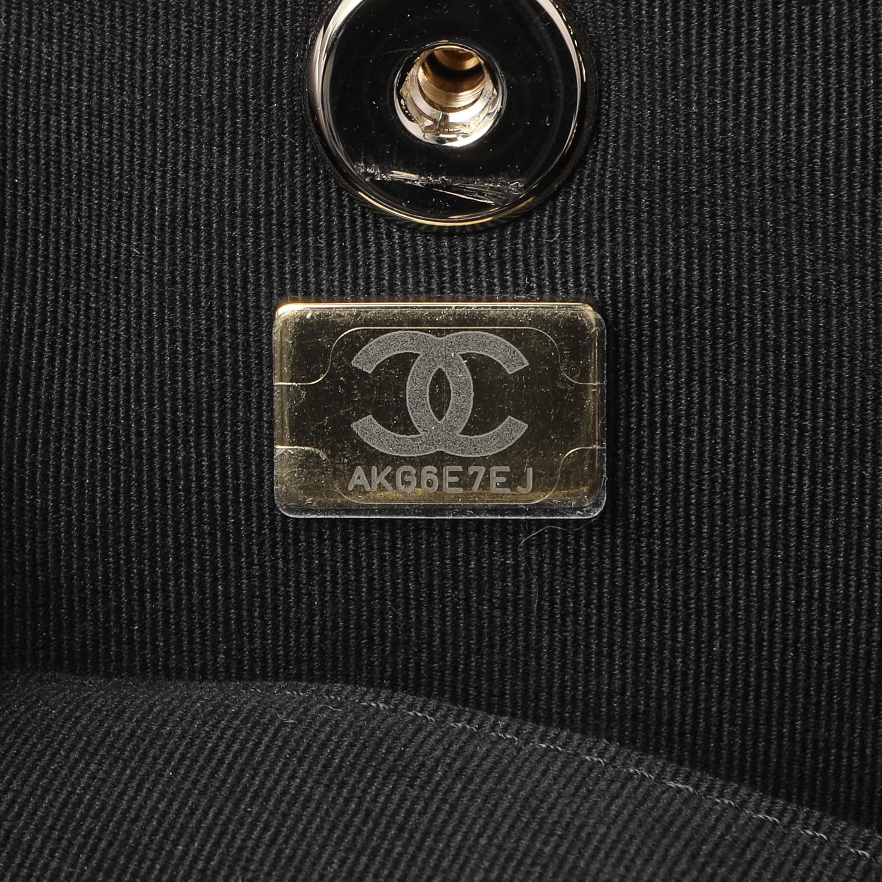 Exclusive Chanel Black Quilted Lambskin Small Duma Drawstring Backpack — Lifestyle View