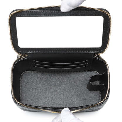 Exclusive Chanel Black Quilted Lambskin Small Pillow Crush Vanity Case With Chain — Alternate View 8