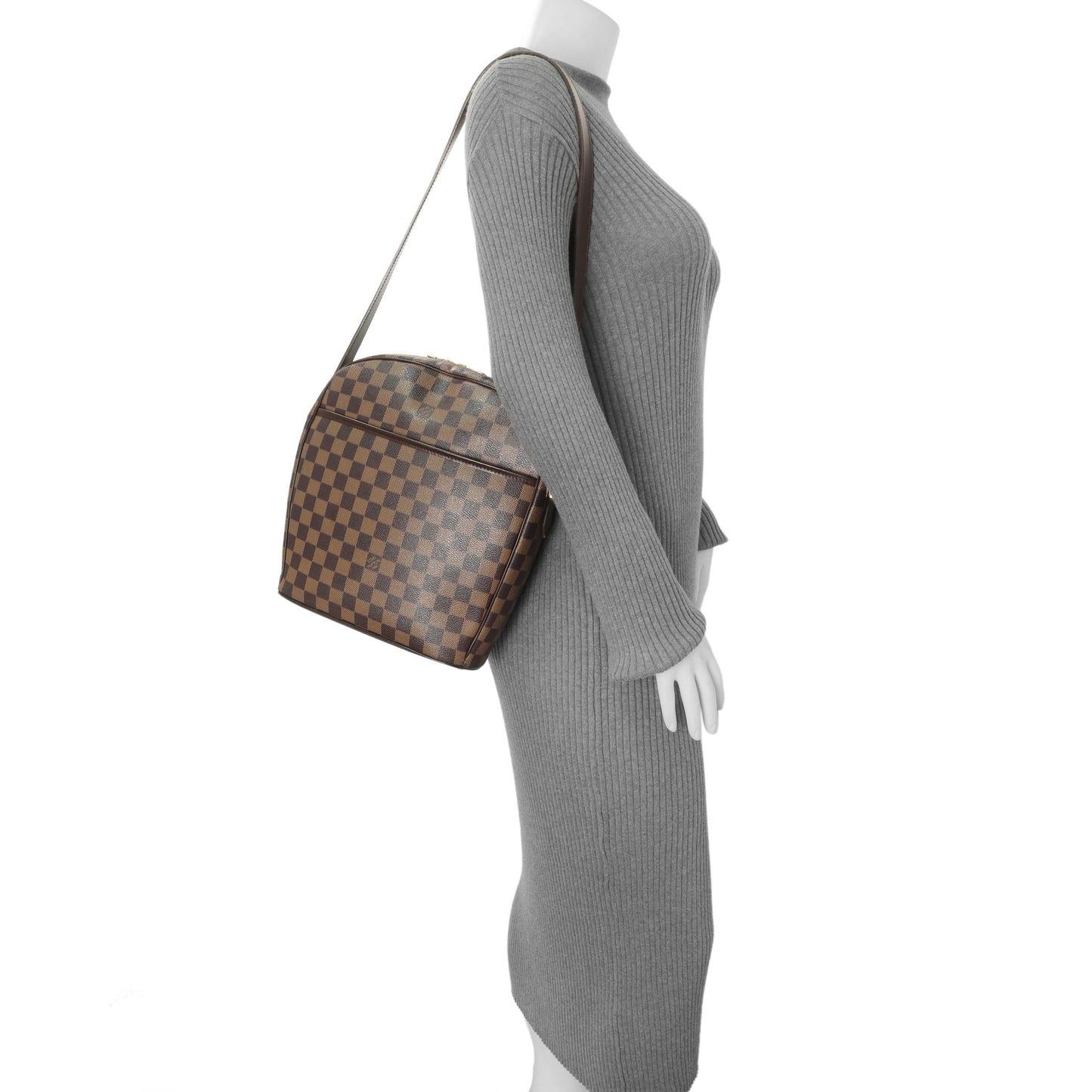 Exclusive Louis Vuitton Damier Ebene Ipanema GM — Alternate View 14