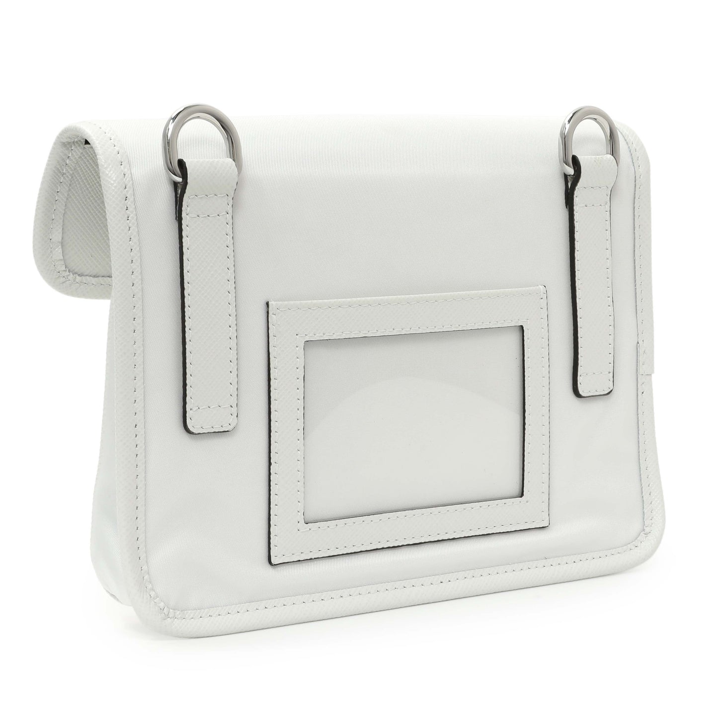 Exclusive Prada White Re-Nylon Smartphone Case — Side View