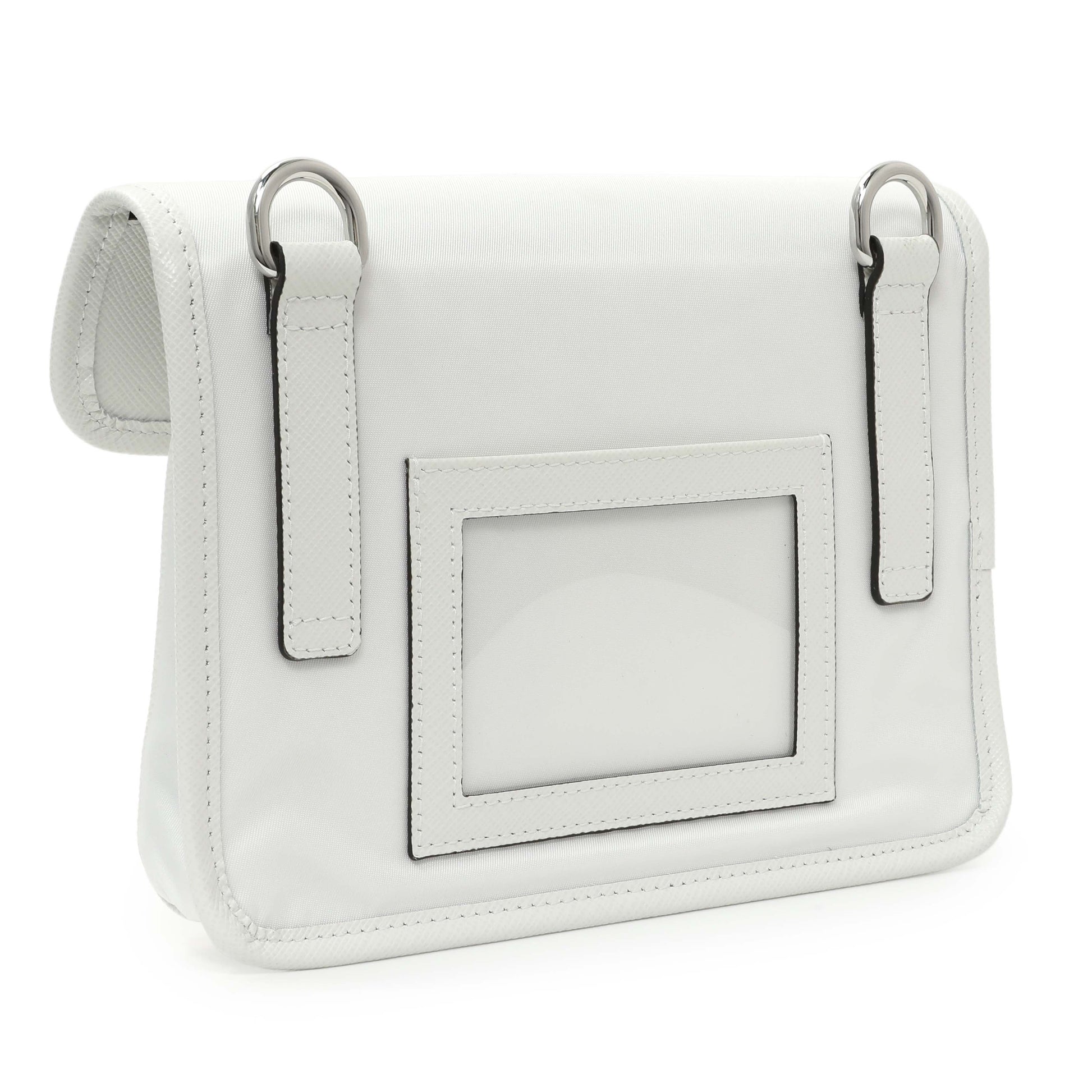 Exclusive Prada White Re-Nylon Smartphone Case — Side View