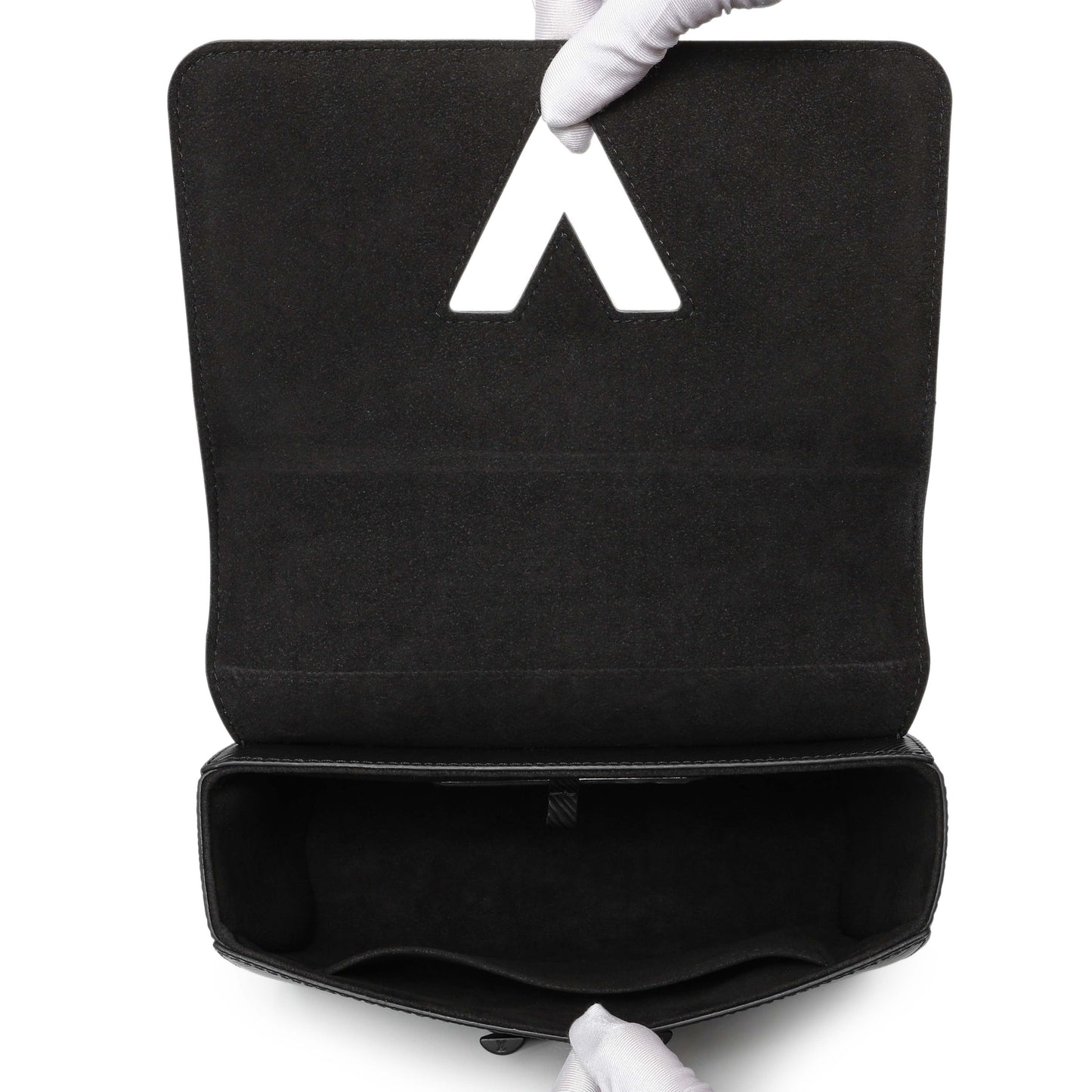 Exclusive Louis Vuitton Black Epi Twist Shoulder Bag MM — Lifestyle View