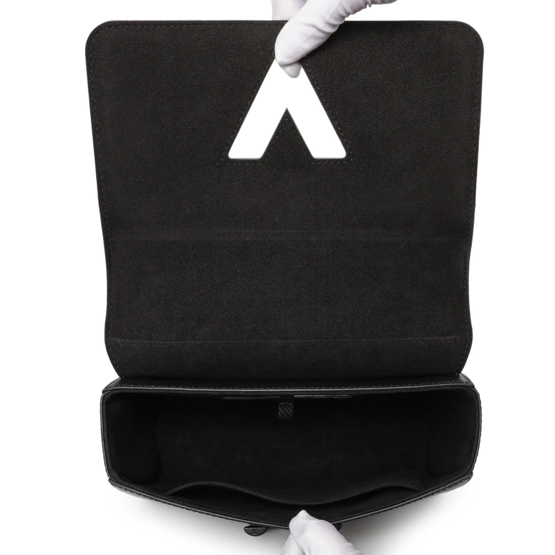 Exclusive Louis Vuitton Black Epi Twist Shoulder Bag MM — Lifestyle View