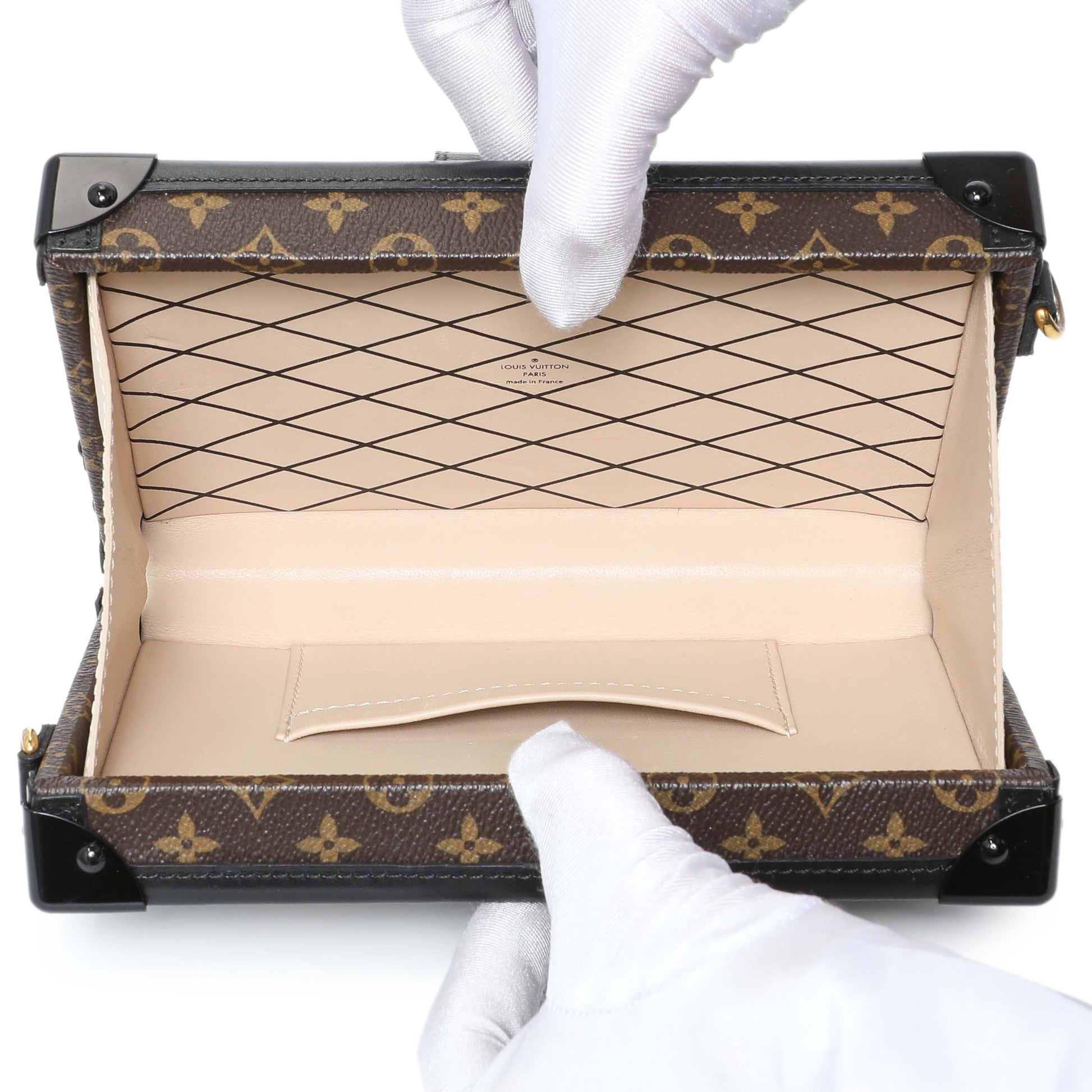 Exclusive Louis Vuitton Monogram Petite Malle — Top View