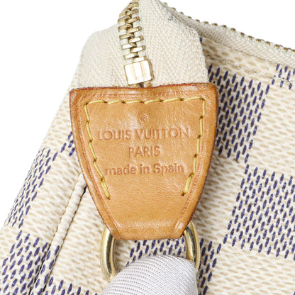 Exclusive Louis Vuitton Damier Azur Pochette Accessories — Alternate View 9