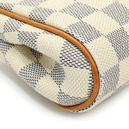 Exclusive Louis Vuitton Damier Azur Eva Clutch — Lifestyle View