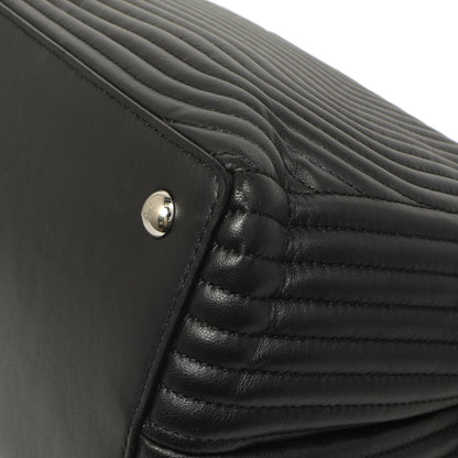 Exclusive Fendi Black Nappa Trapuntata Medium DotCom Click Chain Satchel — Alternate View 7