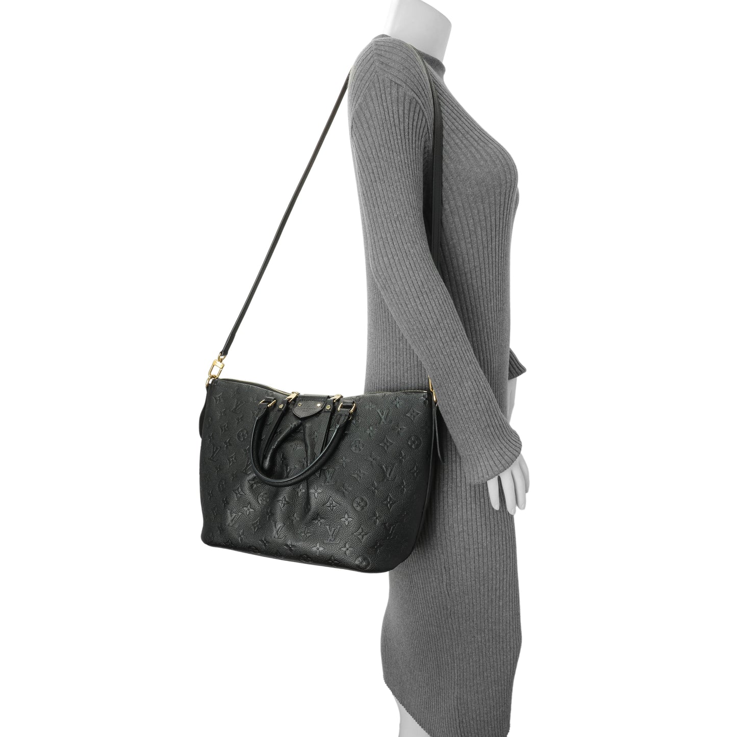 Exclusive Louis Vuitton Black Empreinte Mazarine MM — Alternate View 11