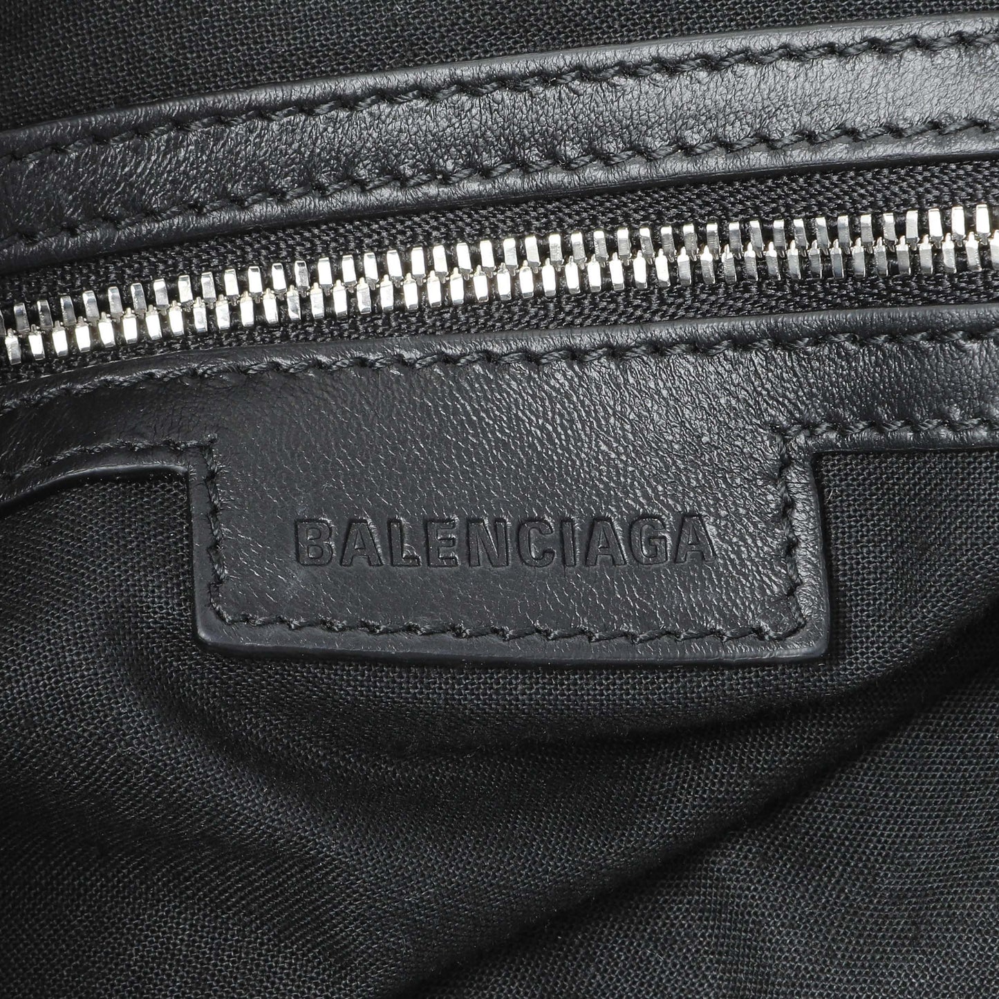 Exclusive Balenciaga Silver Agneau Small Le City — Alternate View 9