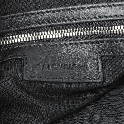 Exclusive Balenciaga Silver Agneau Small Le City — Alternate View 9