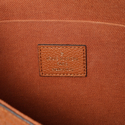 Exclusive Louis Vuitton Cognac Empreinte Pochette Felicie Chain Wallet — Lifestyle View