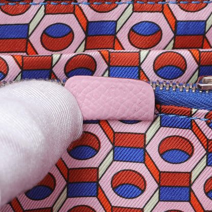 Exclusive Hermes Epsom Silk'In Compact Wallet — Lifestyle View