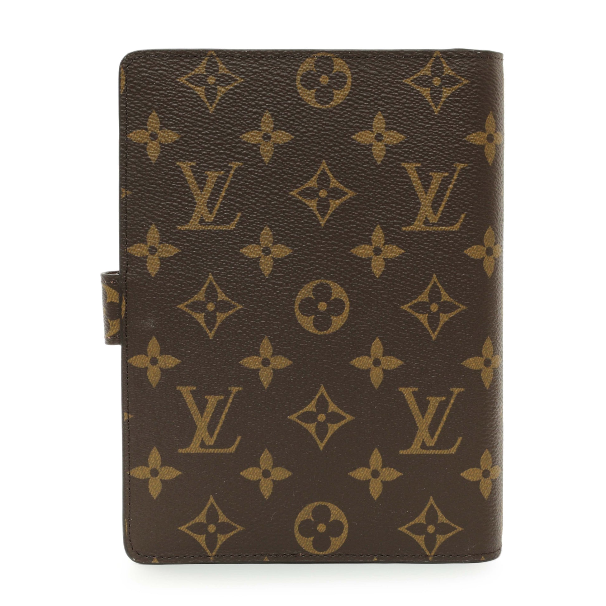Exclusive Louis Vuitton Monogram Medium Ring Agenda Cover — Side View