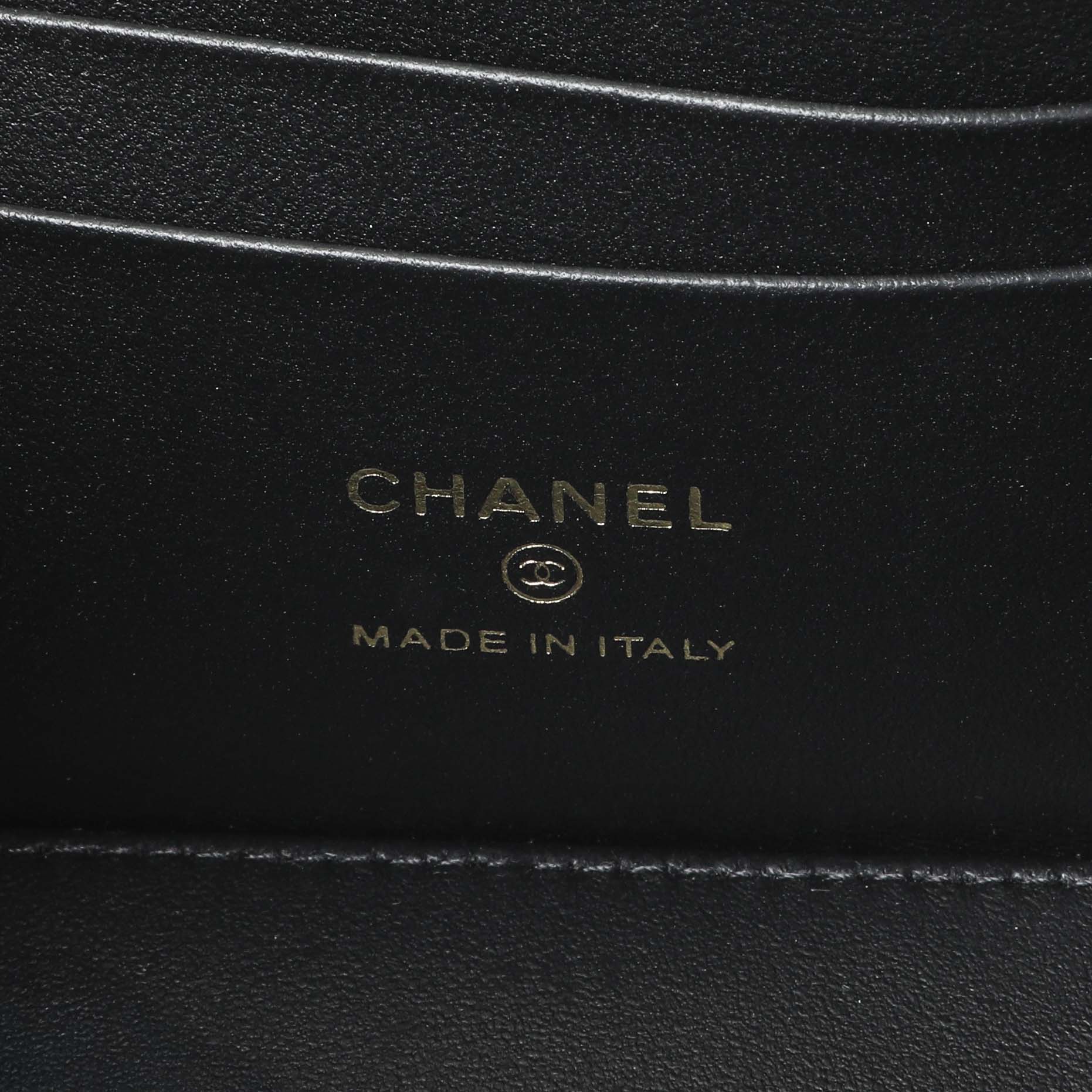 Exclusive Chanel Black Quilted Lambskin Small Pillow Crush Vanity Case With Chain — Alternate View 9