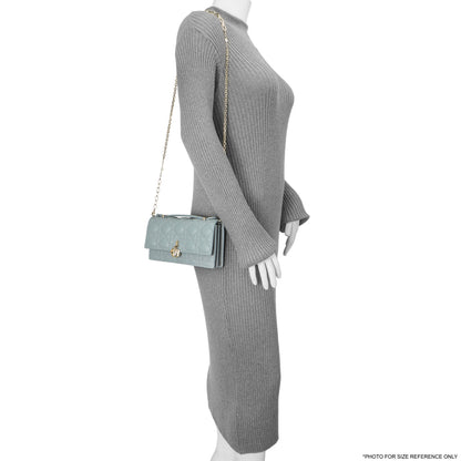 Exclusive Christian Dior Cloud Blue Lambskin Mini Miss Dior — Alternate View 8