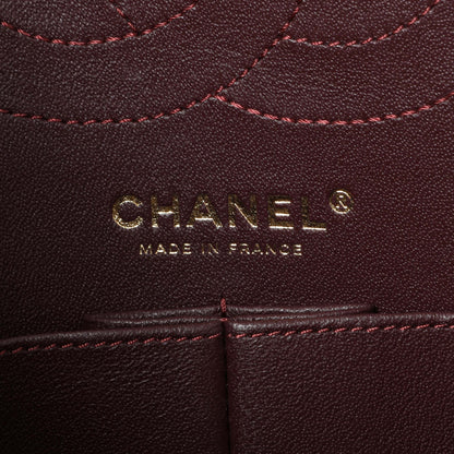 Exclusive Chanel Black Quilted Aged Calfskin 2.55 Reissue Flap 225 — Detail View