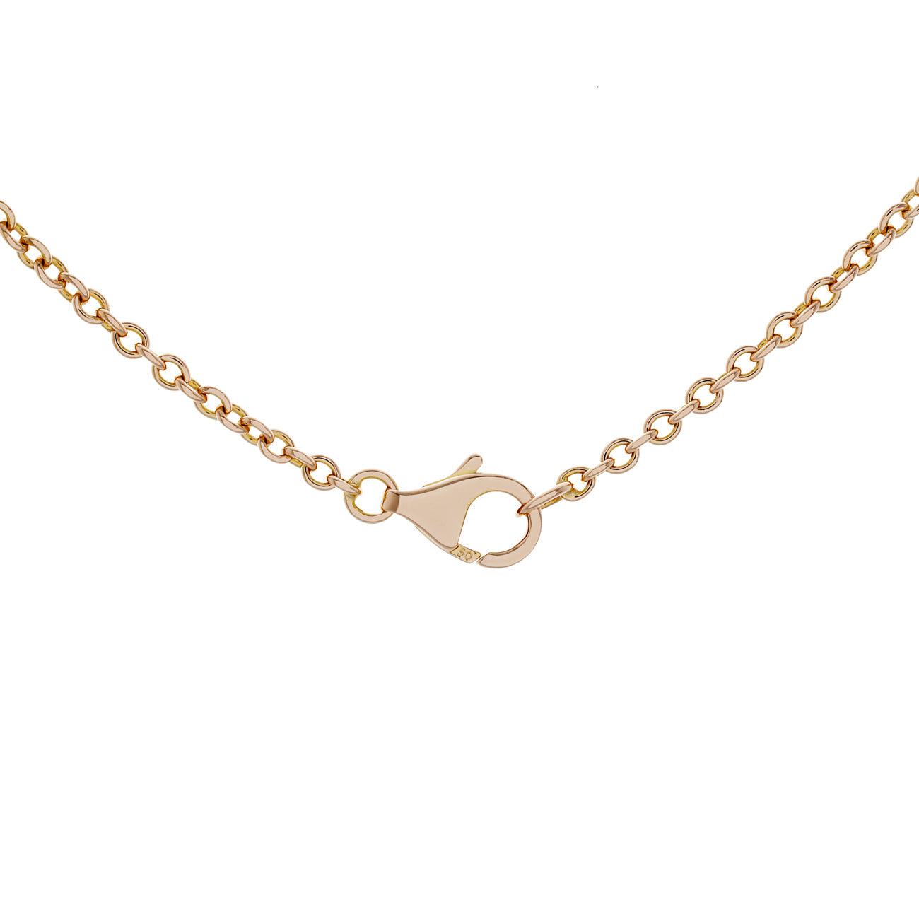 Exclusive Cartier 18K Rose Gold Interlocking Love Pendant — Back View