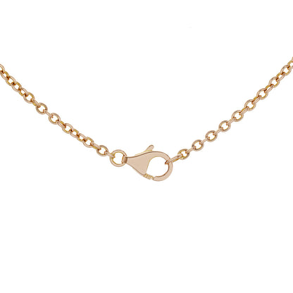 Exclusive Cartier 18K Rose Gold Interlocking Love Pendant — Back View