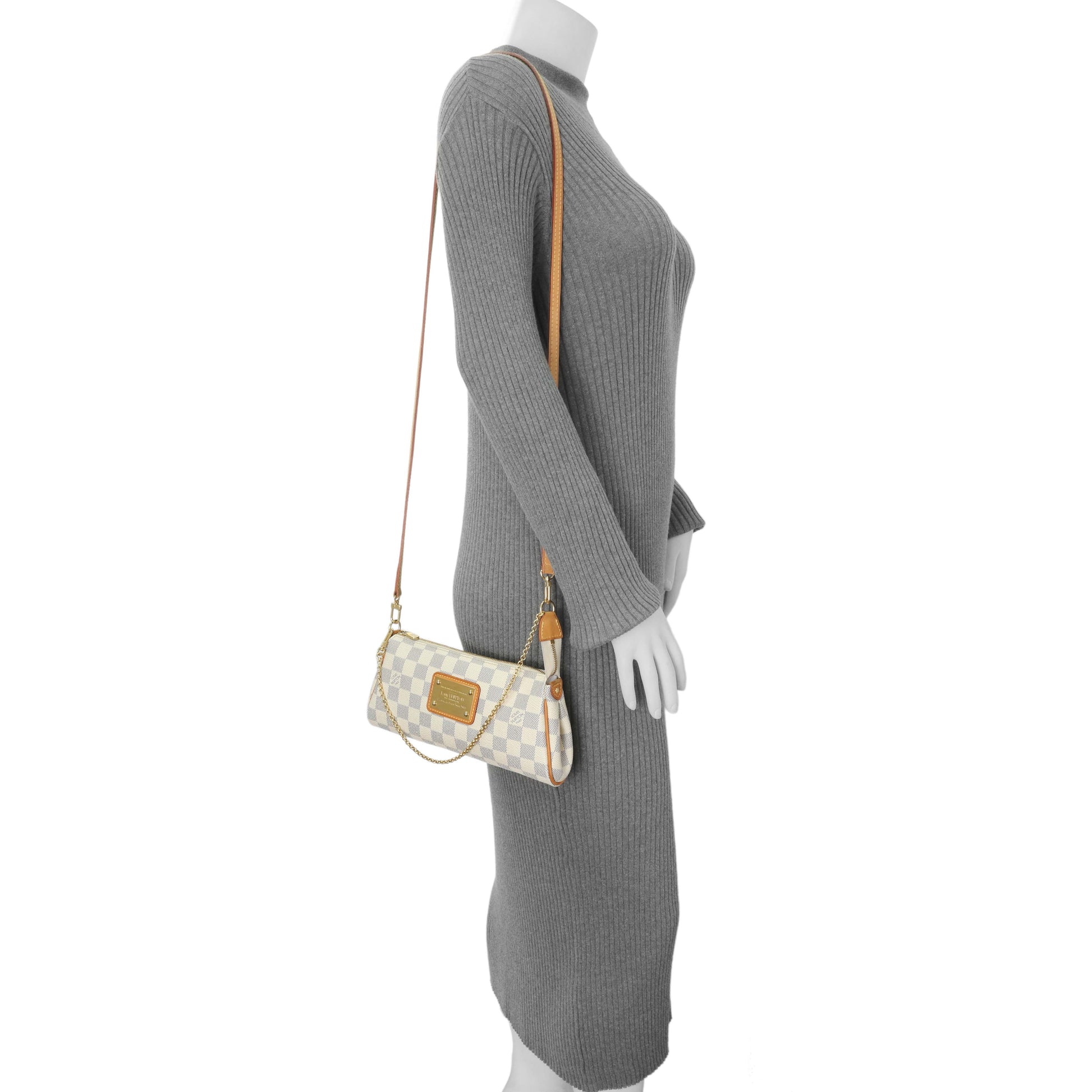 Exclusive Louis Vuitton Damier Azur Eva Clutch — Alternate View 11